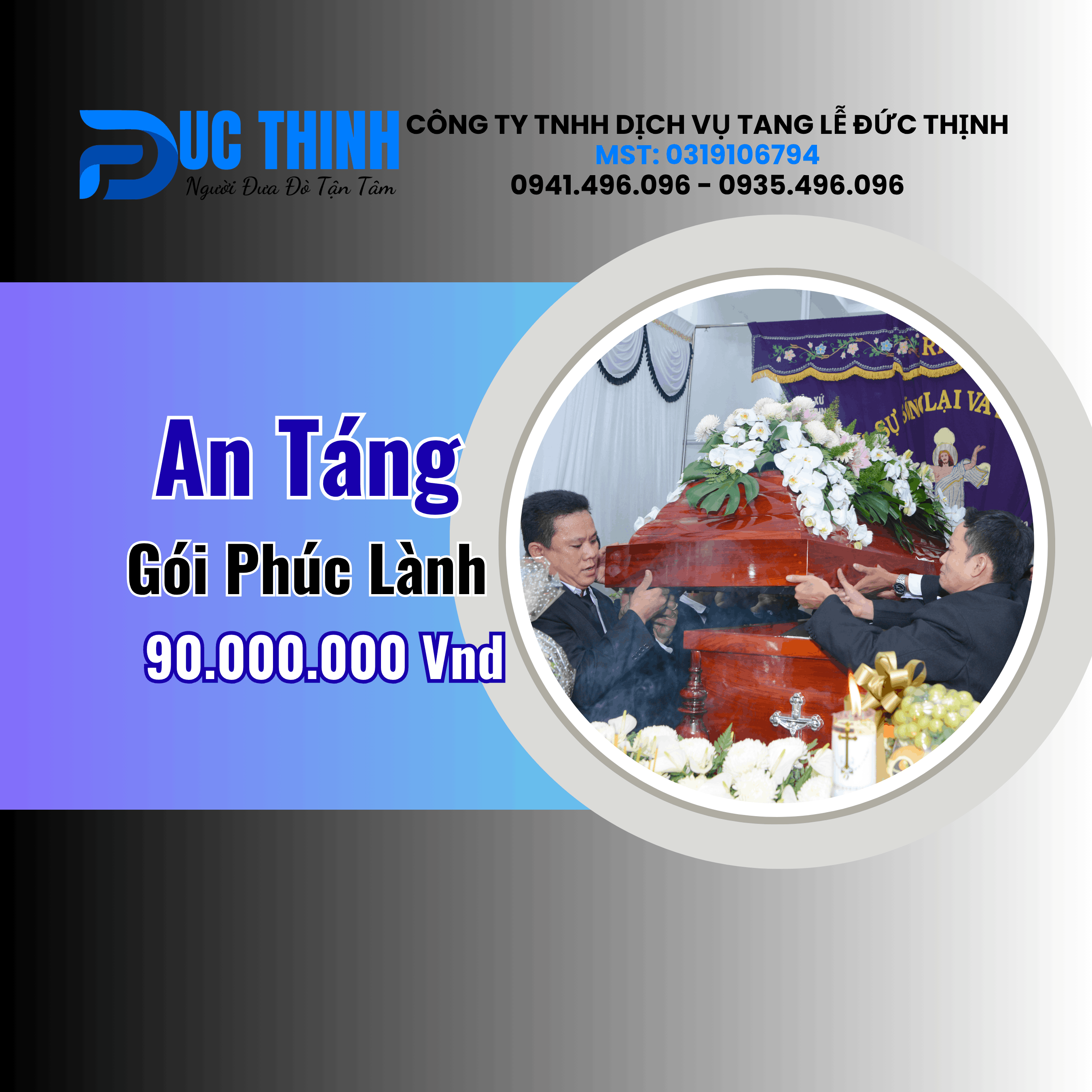 Gói An Táng Trọn Gói Phúc Lành Công Giáo - 90.000.000đ – Đức Thịnh – Công Giáo – Toàn TP.HCM